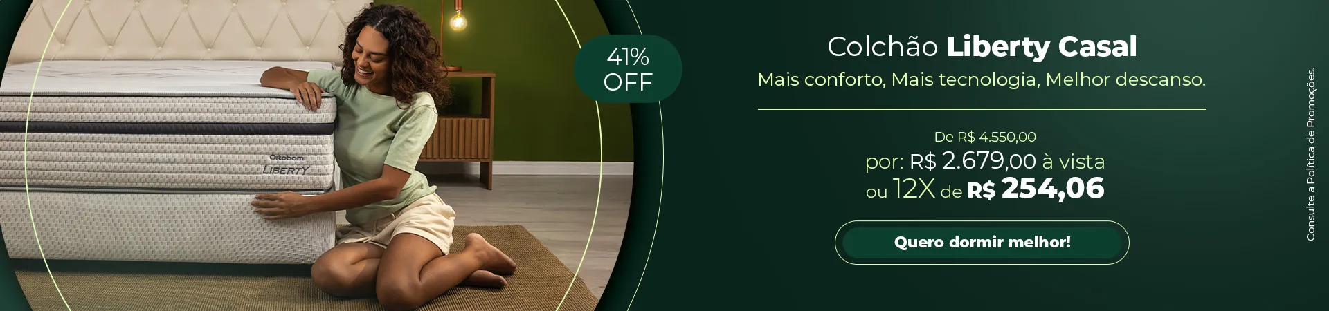 Ortobom Passeio das Aguas Shopping, vendas online em Goiânia.