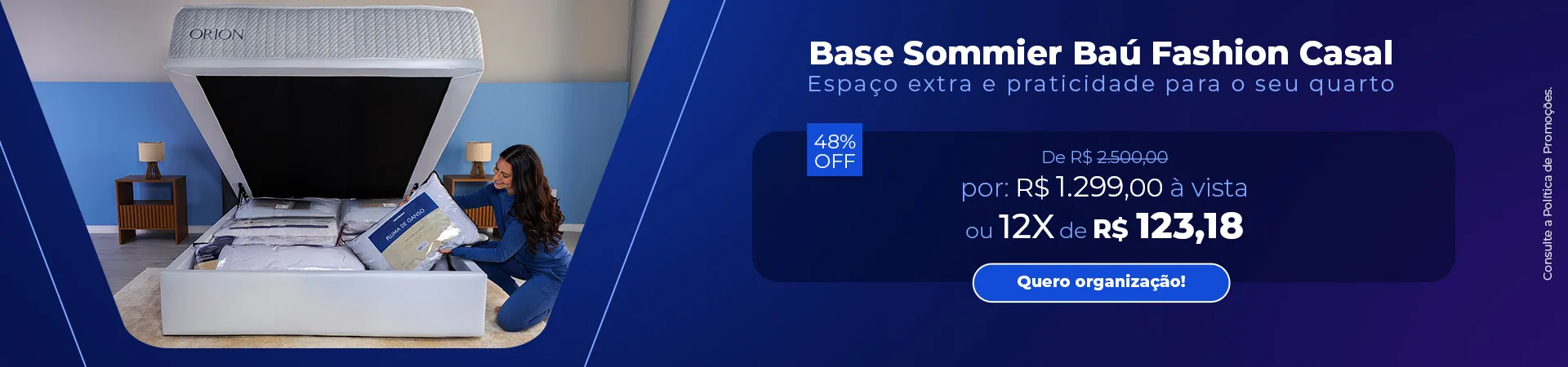 Ortobom Passeio das Aguas Shopping, vendas online em Goiânia.